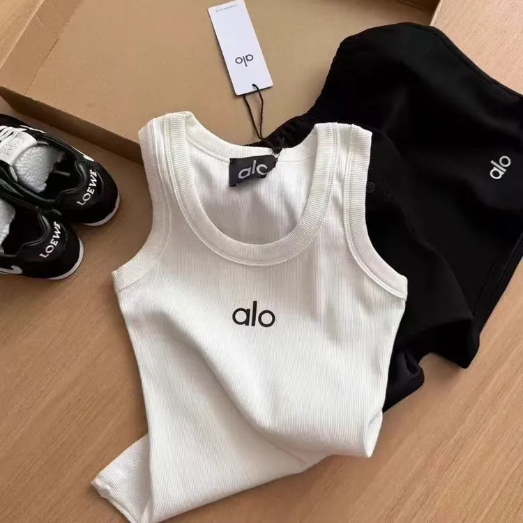 高级感短款无袖体式运动百搭背心健身上衣亲肤透气瑜伽螺纹背心