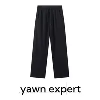 yawnexpert【牛牛自留】都市慢行秋冬舒适抓绒宽松垂感休闲抽绳卫裤