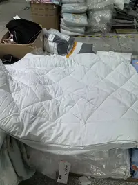 《厚广家》3楼100×190白色超软加厚化纤单人床笠 发1张3.3斤
