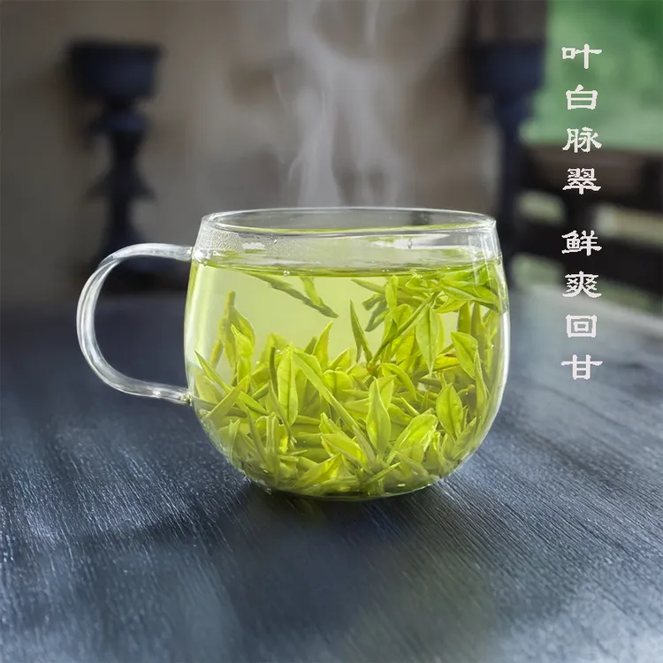 安吉新茶白茶春天一号A96 明前白茶绿茶茶叶高山茶绿茶散发兰花香