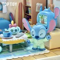 TOPTOY迪士尼正版史迪奇惬意时刻摆件桌面装饰周边玩偶手办玩具