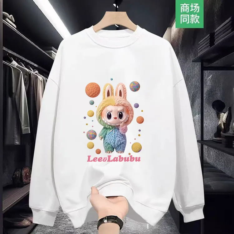 专柜新款丨秋季热卖丨拉布布联名丨labubu重磅棉圆领卫衣男女同款