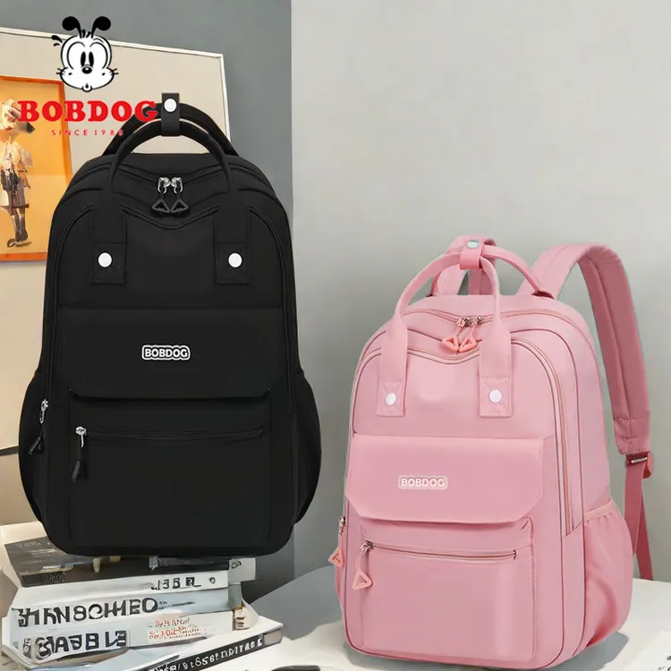 巴布豆初中生书包男小学减负34-69年级护脊超轻12-18岁儿童双肩包