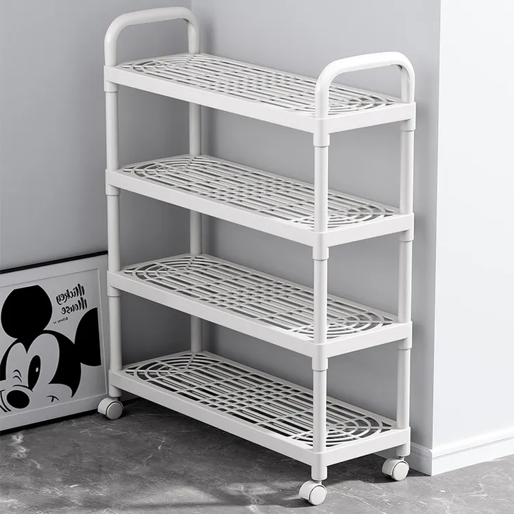 鞋架子家用门口多层室内宿舍用出租房用可移动外楼道简易小窄鞋柜