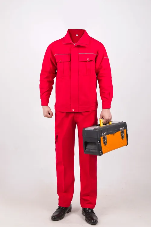 纯棉加厚立领工作服套装上衣耐脏防烫耐磨防火花电焊焊工汽修钢厂