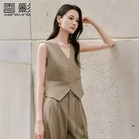 【直播专享】B85A453马夹 香影高级感西装马甲女秋季新款含亚麻老