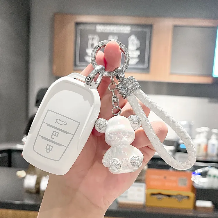 适用丰田凯美瑞钥匙套卡罗拉雷凌荣放rav4亚洲龙威兰达汉兰达包扣