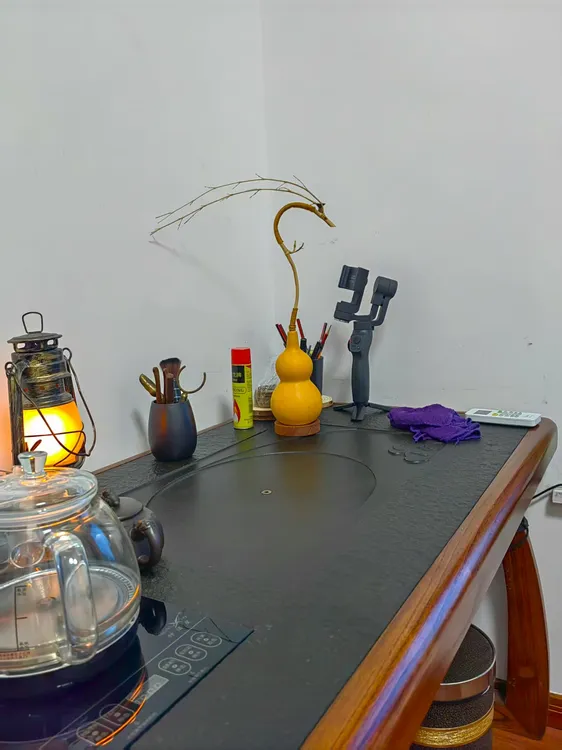 带竹龙头葫芦整套搭配底座适合做摆件