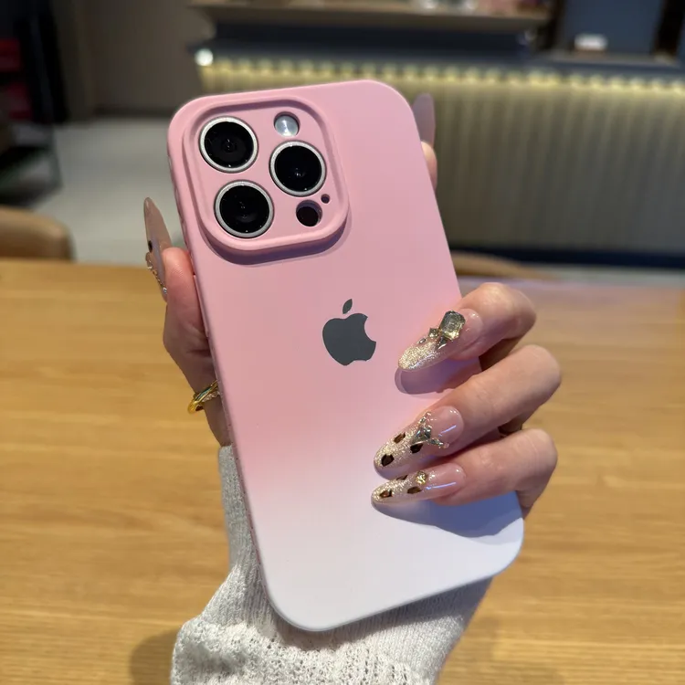 ins风渐变色适用苹果16promax手机壳iPhone15防摔14硅胶13时尚12
