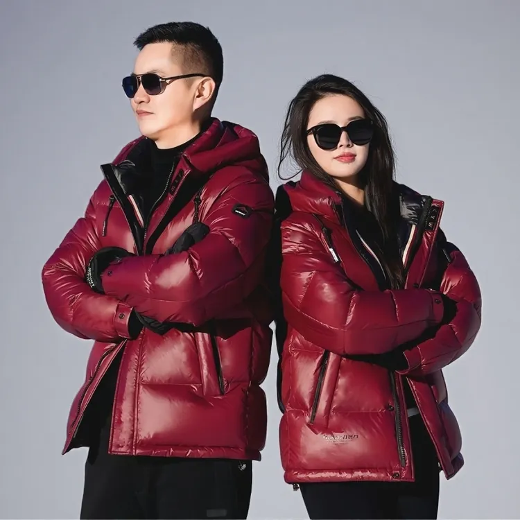 高档羽绒服男女同款极寒保暖2025新款大码加厚休闲白鸭绒情侣外套