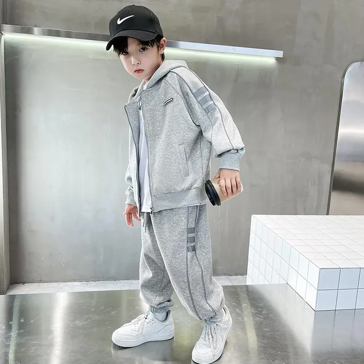 巴拉KIDS儿童装男童秋装套装2025新款中大童春秋款男孩运动秋季酷