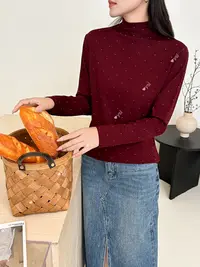 夜光闪钻设计小立领
