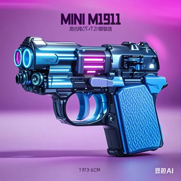 连发不卡壳1911迷你幼崽胡萝卜刀反吹重力萝卜枪刀手枪解压玩具
