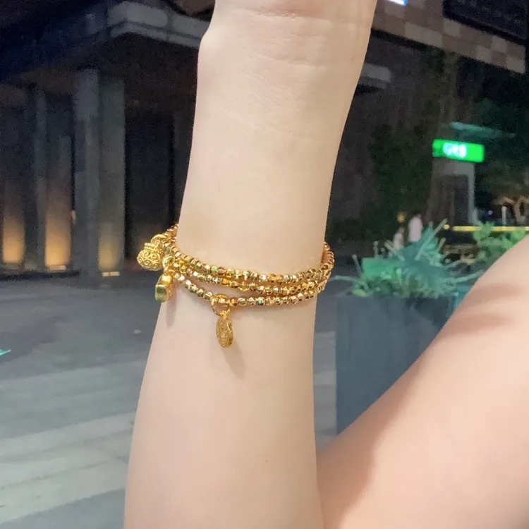 铜合金锆石手链 碎冰冰爆闪蹦迪珠手链铜合金不退热不掉色