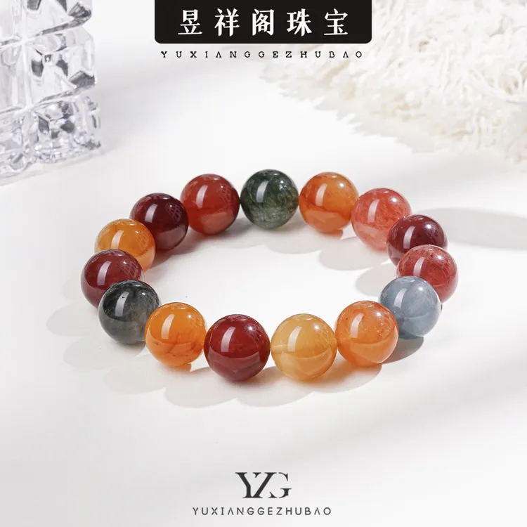 【盆满钵满】总裁款·韦雪同款多彩兔毛发晶多宝结合超聚·多样性发一