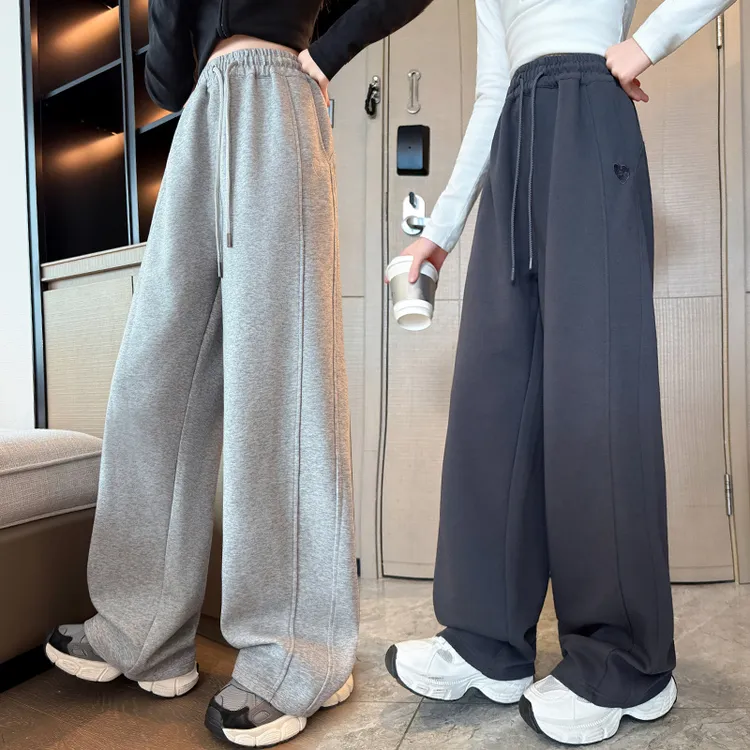 女童运动长裤秋装女孩2025新款儿童宽松裤子大童初中生春秋休闲裤