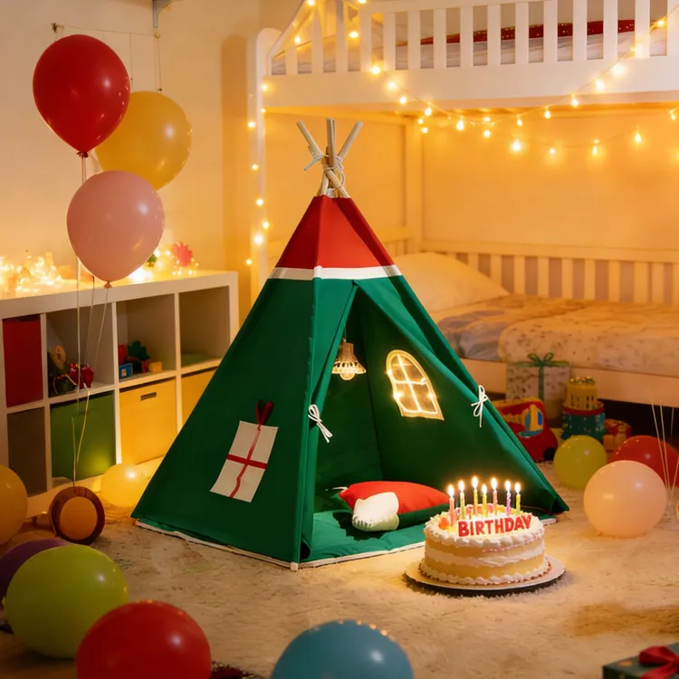 圣诞儿童帐篷宝宝玩具屋小房子室内欧式游戏屋小屋儿童家用小帐篷