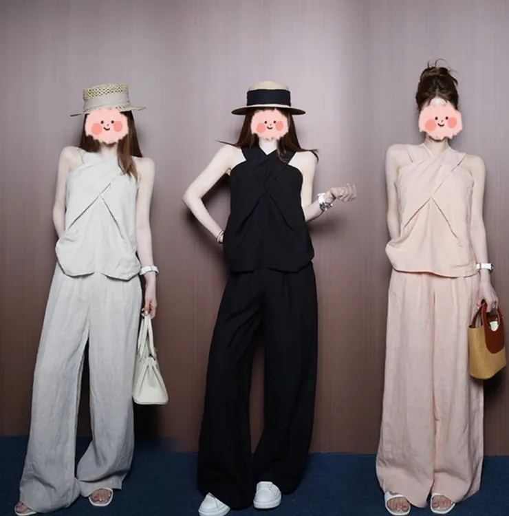 【匿名恋人】气质运动时尚宽松日常套装显瘦