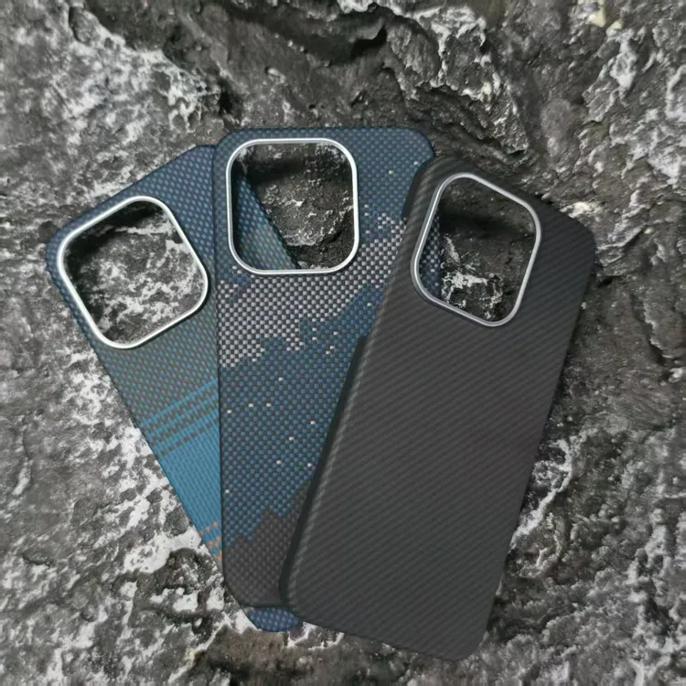 适用一加13/15/ace6系列全新微瑕凯夫拉手机壳轻薄磁吸芳纶手机套