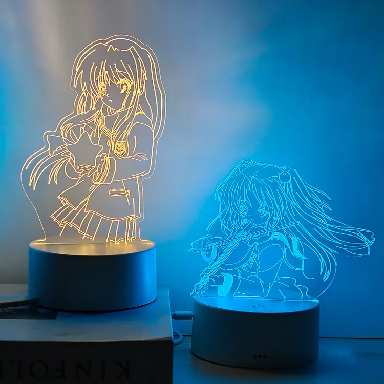 CLANNAD动漫游戏周边古河渚手办摆件氛围小夜灯送男生生日礼物女