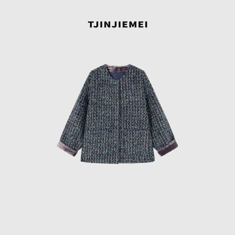 T井姐妹【薰衣草】设计感百搭气质短外套WT2509-TJ495