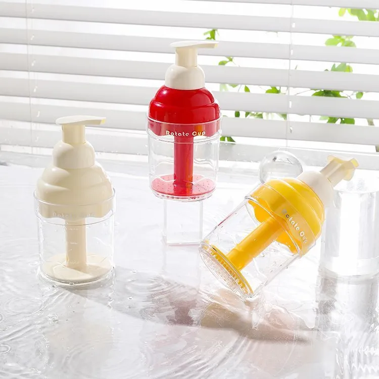 泡沫按压瓶塑料万能打泡器分装瓶旅行装沐浴露洗面奶慕斯起泡瓶