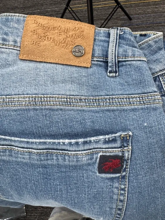 牛仔裤长裤破洞夏季无弹免烫复古九分小脚裤裤子男士潮流