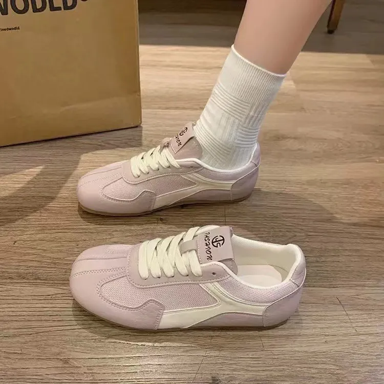 小众紫色德训鞋女2025新款春季百搭轻便韩系运动休闲女鞋阿甘板鞋