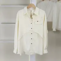 麦迪尚品 一路童行【诗M】3091875宽松百搭衬衫春秋女装专柜正品