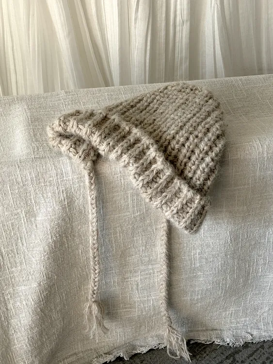 【Figgy Vintage】保暖冬季羊毛包头帽百搭流行线帽