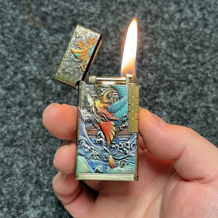 侧滑轮煤油打火机 顶部加油打火机 搓轮煤油打火机 包邮