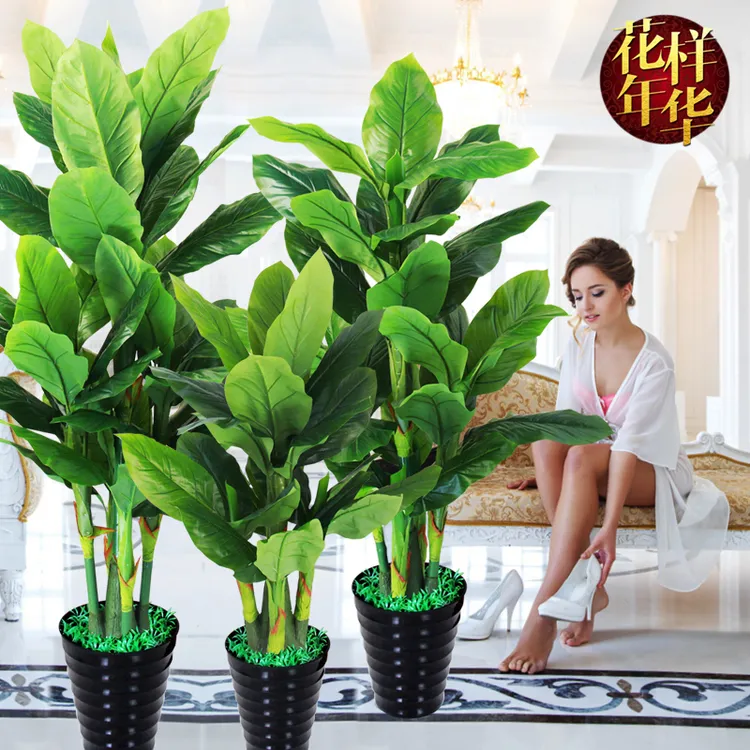 室内仿真绿杆大型落地仿真植物盆景