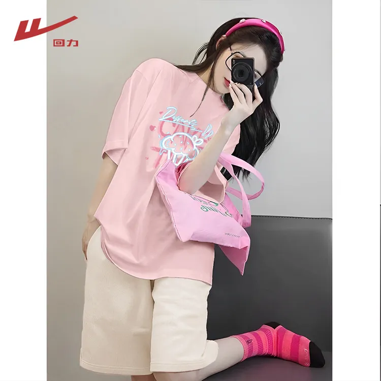 Warrior/回力运动套装女装2025新款爆款洋气衣服短袖短裤一整套