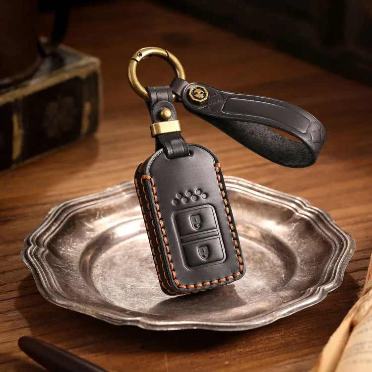 新款【本田】钥匙套CRV雅阁思域奥德赛缤智英仕派皓影车钥匙包真皮