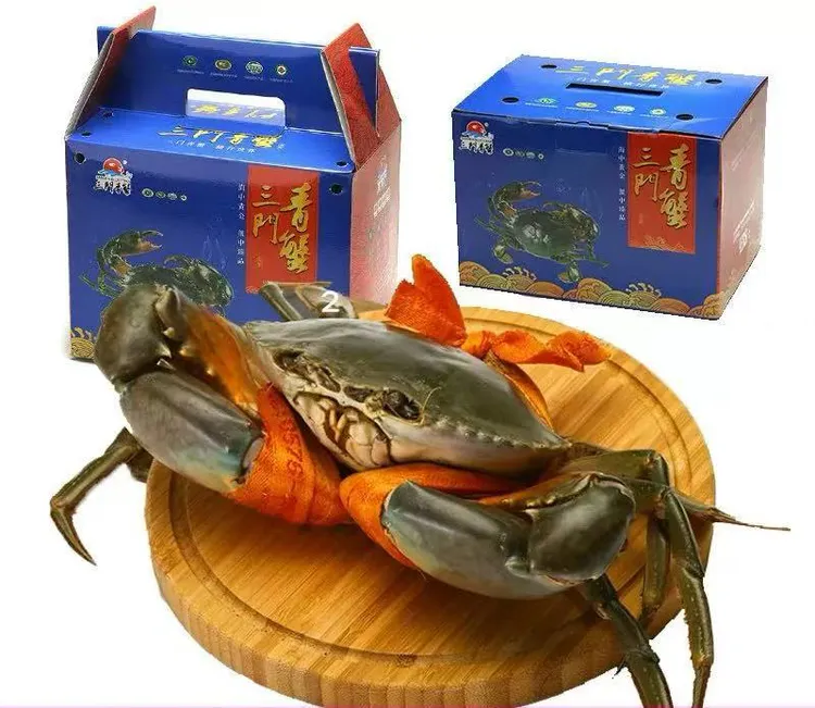 【江浙沪安皖专拍】自家塘口现抓正宗三门青蟹礼盒
