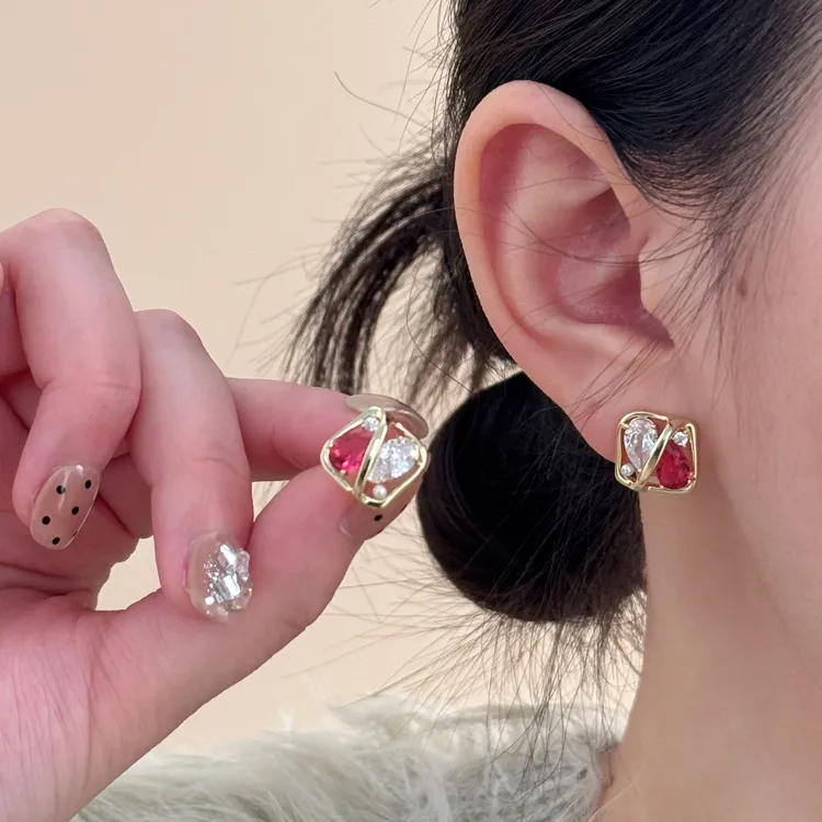 925银针【糖果】多巴胺个性气质轻奢糖果色耳钉耳环