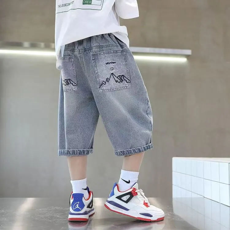 儿童夏季薄款牛仔裤【需要小码的宝妈看过来】【100码110码120码】