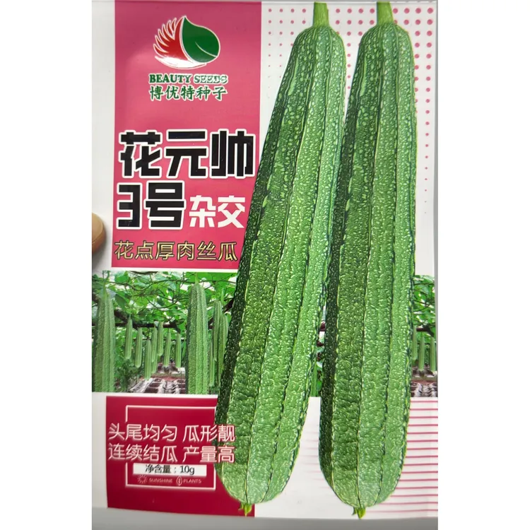 早熟耐寒花元帅丝瓜种子，20几天来瓜，瓜长30-丝瓜苗秧苗