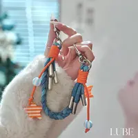 【牛仔星星挂绳】歪歪高定手工手机链适用于安卓苹果手机壳