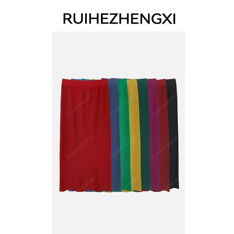 RUIHEZHENGXI | 瑞和正熙2025秋“全方位”高腰显瘦坑条半裙958068