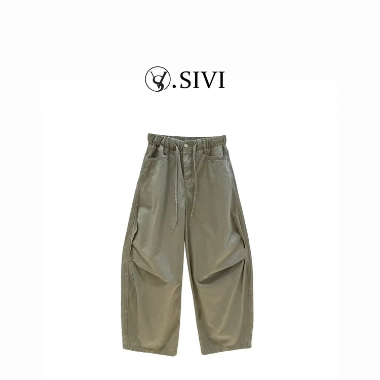 【勇闯天涯】2025超薄透气美式复古速干八分工装山本裤H2870