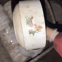 瓷片国营厂库存微瑕18厘米