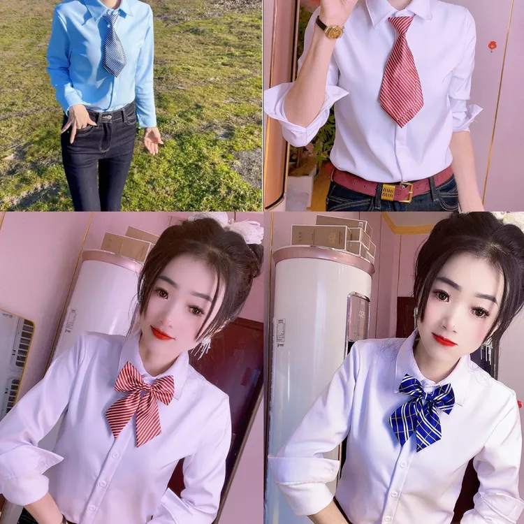 冬款修身显瘦气质高雅加厚绒上衣衬衫