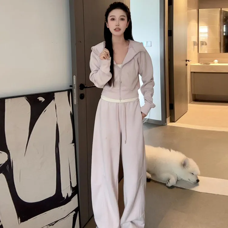 2025洋气秋冬新款网红爆款时尚卫衣套装气质百搭休闲运动套装女