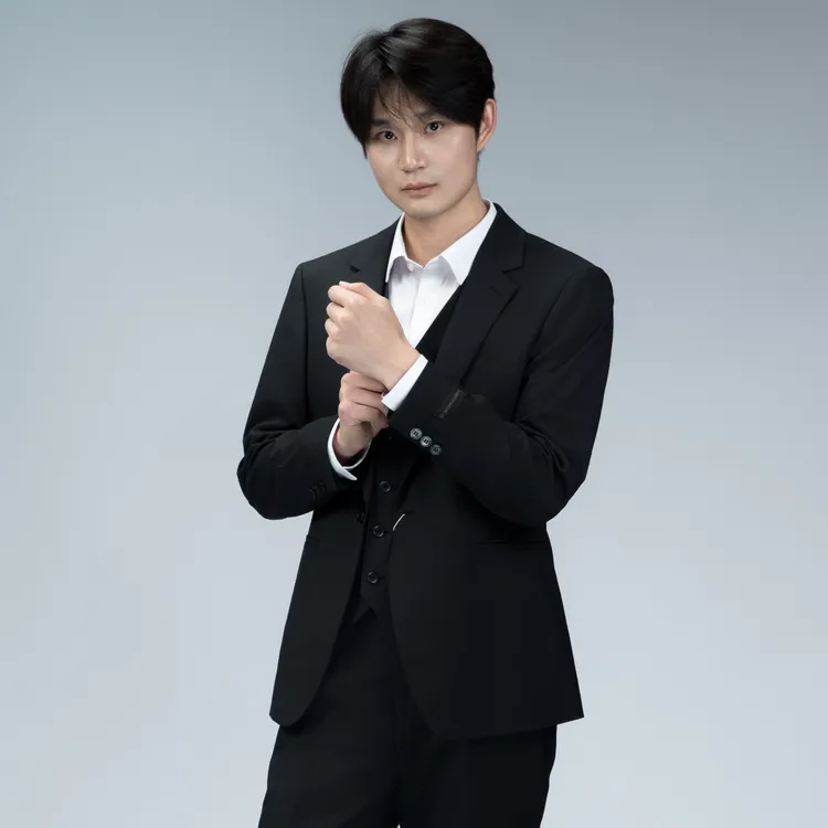 利郎2026年新款黑色西服三件套/两件套