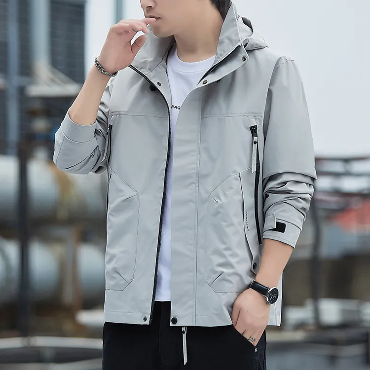 户外防水徒步登山进藏夹克男外套男春秋硬壳防风冲锋衣男女潮牌