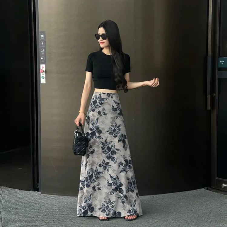 巨好看的裙子套装女2025新款夏季穿搭一整套辣妹上衣半身裙两件套