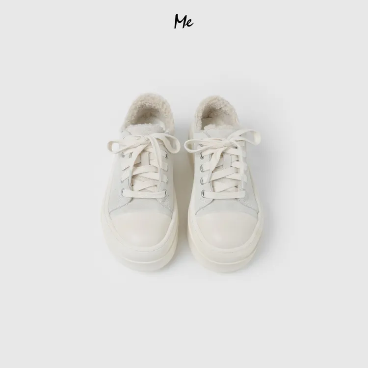 ME【磨砂真皮泰迪增高鞋（加绒）】磨砂牛反绒保暖时尚鞋子MESA6413