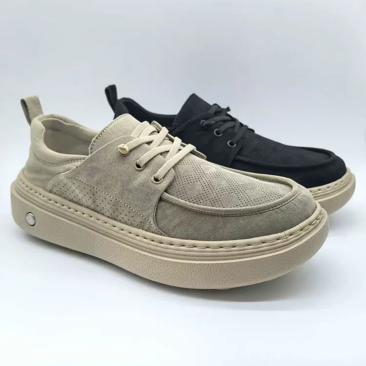 路巡2025升级夏季款时尚网布面透气宽松轻便男士休闲布鞋1688