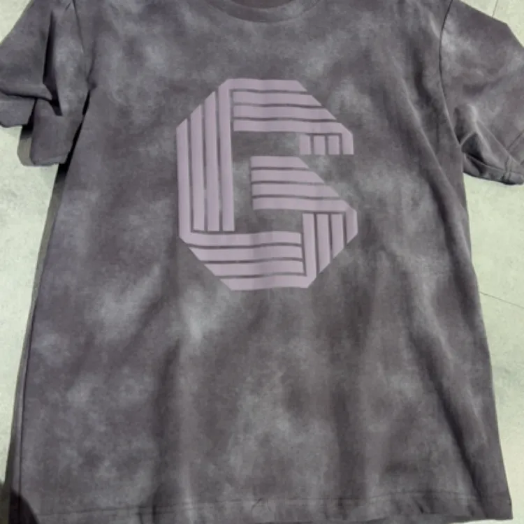 蜡染做旧发泡印花短袖男女情侣款潮流休闲百搭上衣